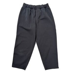 GAP‎ Cozy Tech Pants Black Lounge Pull On Sweatpants Women's Size S Fleece Lined